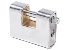 Master Lock Armoured 80mm Zinc Body Shutter Padlock MLK680