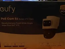 eufy PoE Bullet-PTZ Cam S4 NVR Wired Add On Cam Requires eufy NVR 4K UHD Triple