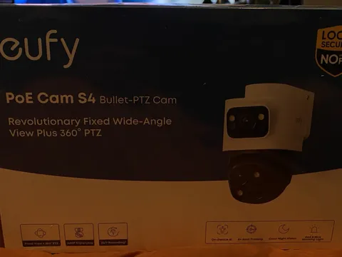 eufy PoE Bullet-PTZ Cam S4 NVR Wired Add On Cam Requires eufy NVR 4K UHD Triple