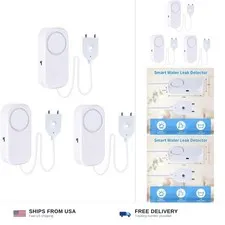 Smart Water Leak Detector, 120dB Adjustable Alarm Suit for Home，Water Sensor ...