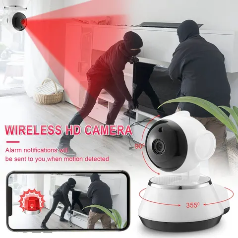 Wireless Security Camera,Smart Security Cameras,1080P Hd Wifi Indoor Security Ca