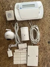 ADT Wireless Home Security Alarm System Kit Keypad Door/Motion Sensors Remote