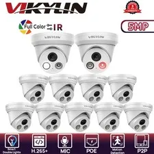 VIKYLIN C52 Dual lens Color Security 5MP PoE Camera Onvif NDAA Lot