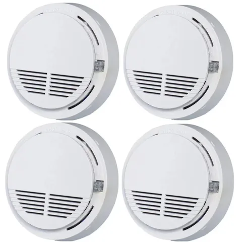 4-Pack General Purpose Smoke Detectors Smoke Alarm