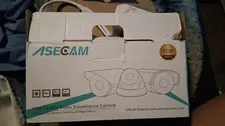 ASECAM 1080p IP Wired Surveillance Camera White Night Vision Weatherproof 