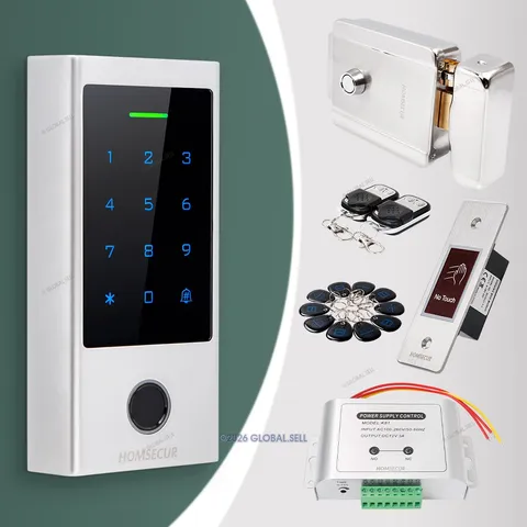 HOMSECUR Weatherproof IP66 APP WIFI Password RFID Access Control Anti-Tamper