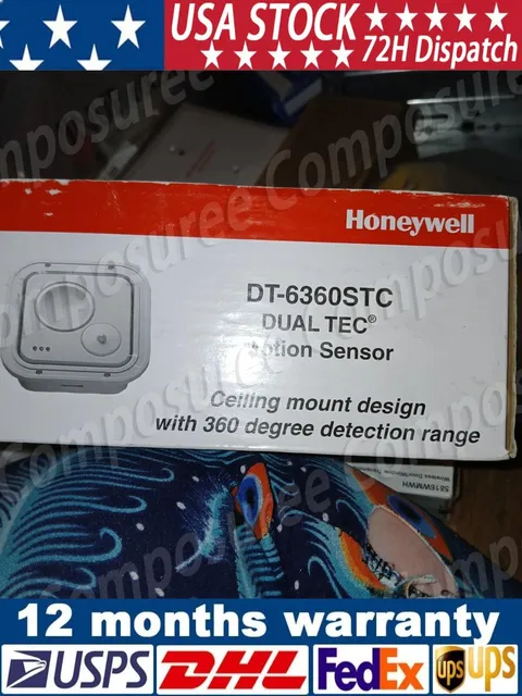 New Honeywell DT-6360STC DUAL TEC Motion Sensor