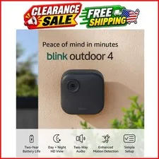 Outdoor 4 – Wireless smart security camera, two- battery life, 1080p HD day a...