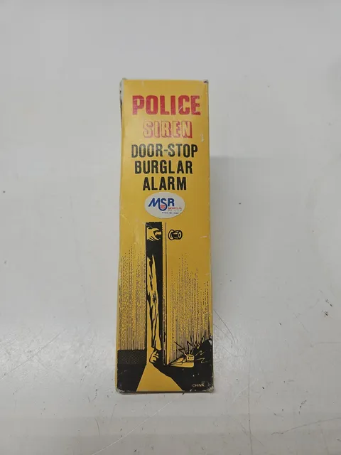 Police Siren Battery Operated Door Stop Bugler Alarm Siren