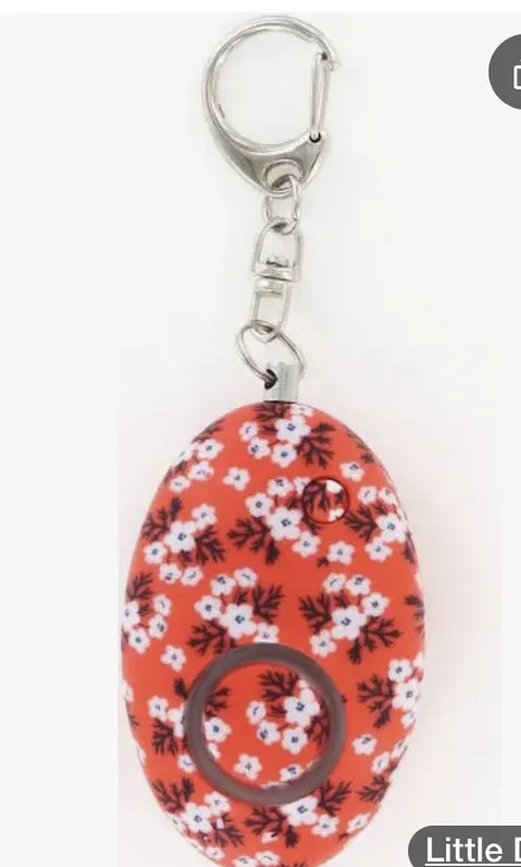 PERSONAL ALARM Mayday Mini Alarm Self Defense Emergency Keyring/Clip Flashlight