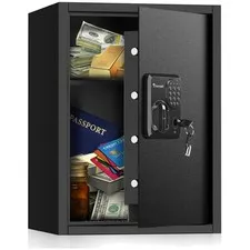 Large Security Safe Box, 1.8 Cu Ft, Electronic Lock