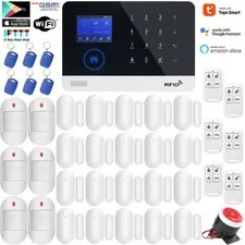 D20 Tuya WiFi IP APP GSM Wireless Home Security Alarm Burglar System Auto Dialer