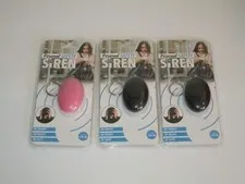(Lot Of 3) BXpression Personal Women's Defense 120db Security Siren Alarm