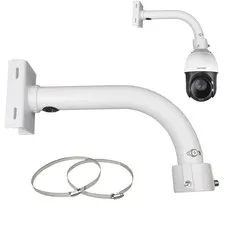 Mount Bracket, Dome PTZ Mount Universal Pole Mount Bracket for CCTV /IP , L Type