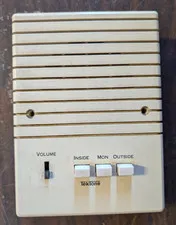 Tektone Non-Selective/All-Call Intercom Station #IR704B & Desk Back Box #IH400A