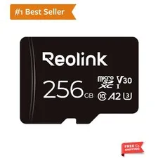 256GB microSDXC Memory Card, Up to 100MB/s, 4K UHD, U3, A2, V30, Class 10, , ...