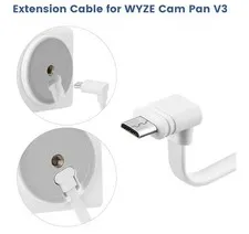 60 ft Cable forWYZE Cam Pan V3 Outdoor Power Adapter Micro USB 90 WE SHIP OVERSE