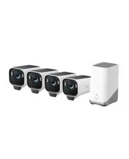 eufyCam S3 Pro Solar Camera Outdoor Wireless, MaxColor Night Vision, 4-Cam Kit