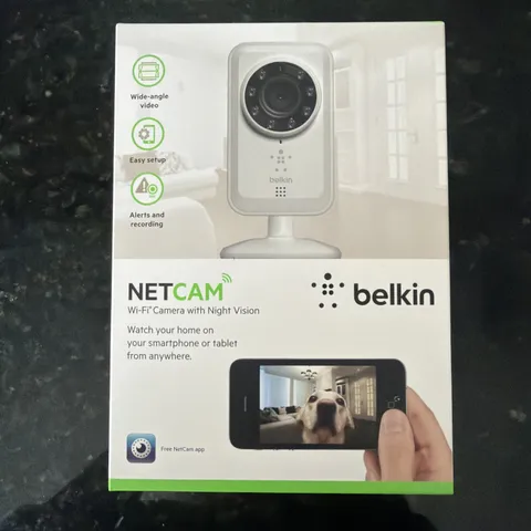 Belkin  Netcam (F7D7601v1) Wi-Fi Camera. New Open Box.