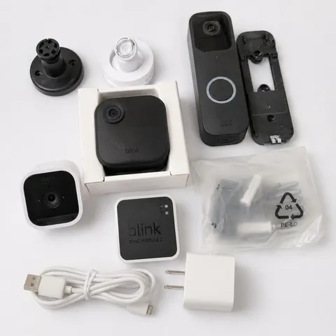 Blink Security Camera Bundle Outdoor 3rd Gen Video Doorbell Sync Module 2