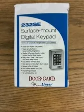 Linear 232SE, Indoor / Outdoor Surface-mount Weather Resistant Keypad