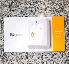 IQ Panel IQ Panel 4 PowerG 319.5MHz Touchscreen Wi-Fi Camera White Kit