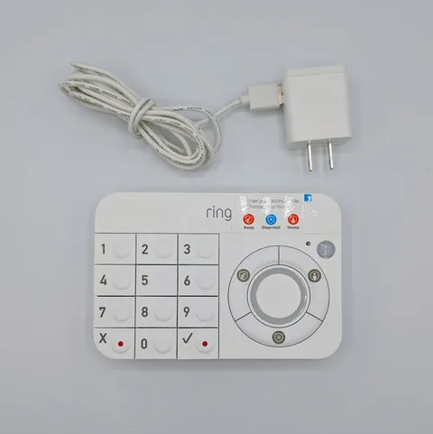 Ring 1st Gen Wireless Alarm Keypad w/ Power Adapter Ring Alarm Security