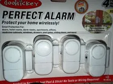 Doohickey Perfect Alarm 4 pack Personal Security Doors, Cabinets, Gates, Windows