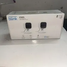 Blink Mini Indoor Plug-In HD Smart Security Camera - Pack of 2