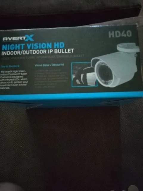 2 AvertX HD40 IP Bullet Camera - Night Vision HD  - Indoor/Outdoor never used