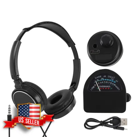 Water Leak Detector Pipe Listening Device with Earphones for Wall Detection