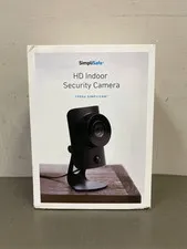 SimpliSafe Simplicam Indoor 1-Camera Hardwired Stick Up Cam Internet Cloud-bas 9