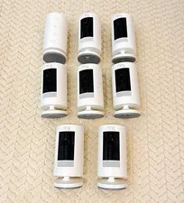 Ring Stick Up Cam 8-Pack White 1080p Wireless Wi-Fi Indoor/Outdoor Night Vision