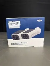 Solar Security Camera Outdoor Wireless, 4MP Battery Powered Home Surveillance Ca