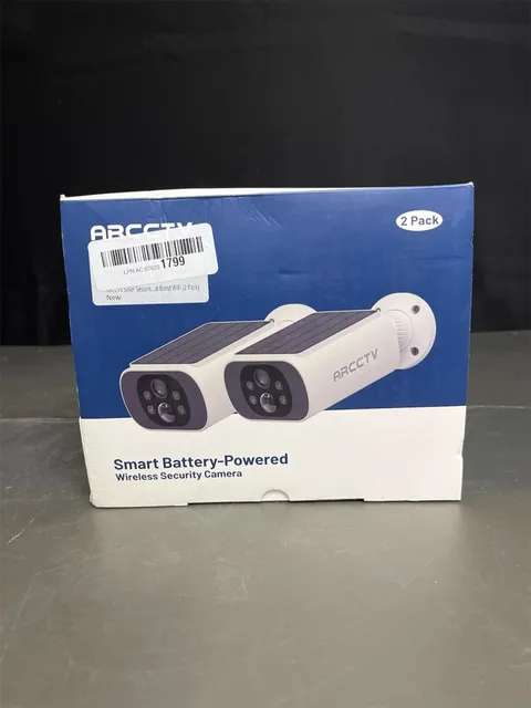 Solar Security Camera Outdoor Wireless, 4MP Battery Powered Home Surveillance Ca