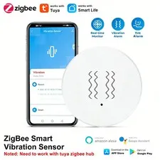 Smart Vibration Sensor Real-time Monitoring Detection Alarm Remote Notification