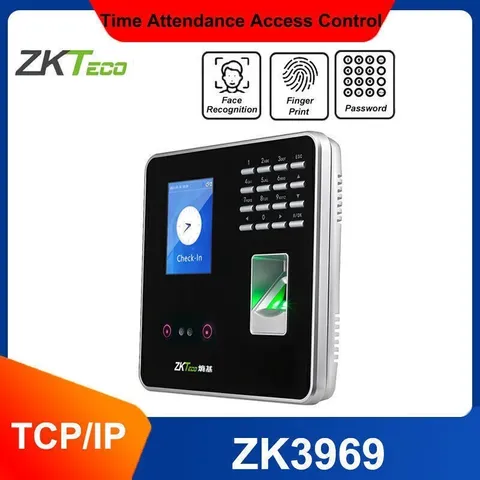ZKTeco ZK3969 2.8″ TFT TCP/IP Face Fingerprint Time Attendance Access Control