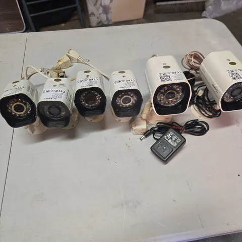 ZMODO Security Cameras Lot Of 6 Cameras *Read*