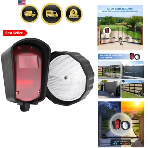 Safety Reflection Photocell Retro-Reflective Photoelectric Beam Sensor for Au...