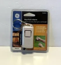 NWT GE personal security Keychain Alarm with keychain remote alarm fob