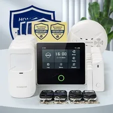 HOMSECUR Wireless WIFI 4G LCD Home House 4.3" Alarm System+Pet-Immune/Friendly