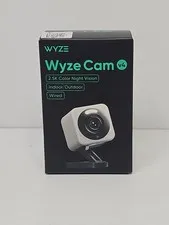 Wyze Can V4 2.5 K Security Camera with Night Vision White