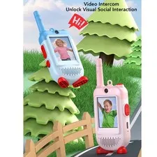 2 Pcs Kids Video Intercom Wireless HD Handheld Video Intercom For Children YKKO