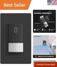 Occupancy Motion Sensor Light Switch, PIR Infrared Motion Activated Wall Swit...