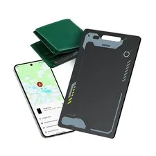 CooAoo Wallet Tracker Card Android, IP68 Waterproof Smart Card Lugg... Fast Ship