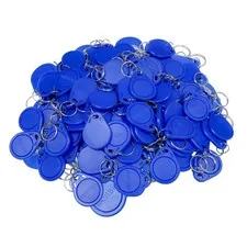100 Pcs RFID Key Fob ID Card Key Tags 125KHz RFID EMID Card Keyfob Read Only