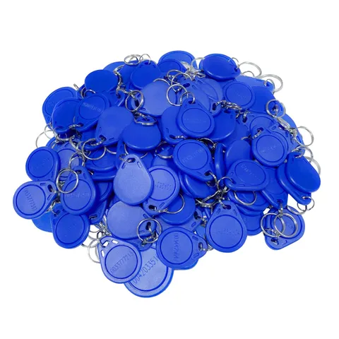 100 Pcs RFID Key Fob ID Card Key Tags 125KHz RFID EMID Card Keyfob Read Only