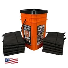 Quick Dam Flood Kit 10x5ft Bucket Orange