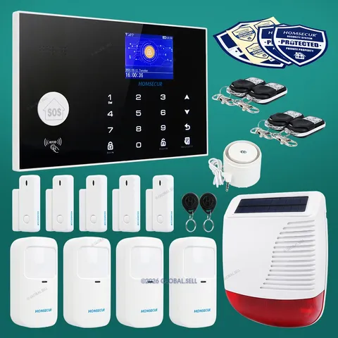4G+Wifi App Control Wireless Home Security DIY Burglar House Office Alarm System