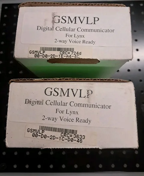 Honeywell (GSMVLP) Home Cellular GSM Alarm Communicator, Lot of 2
